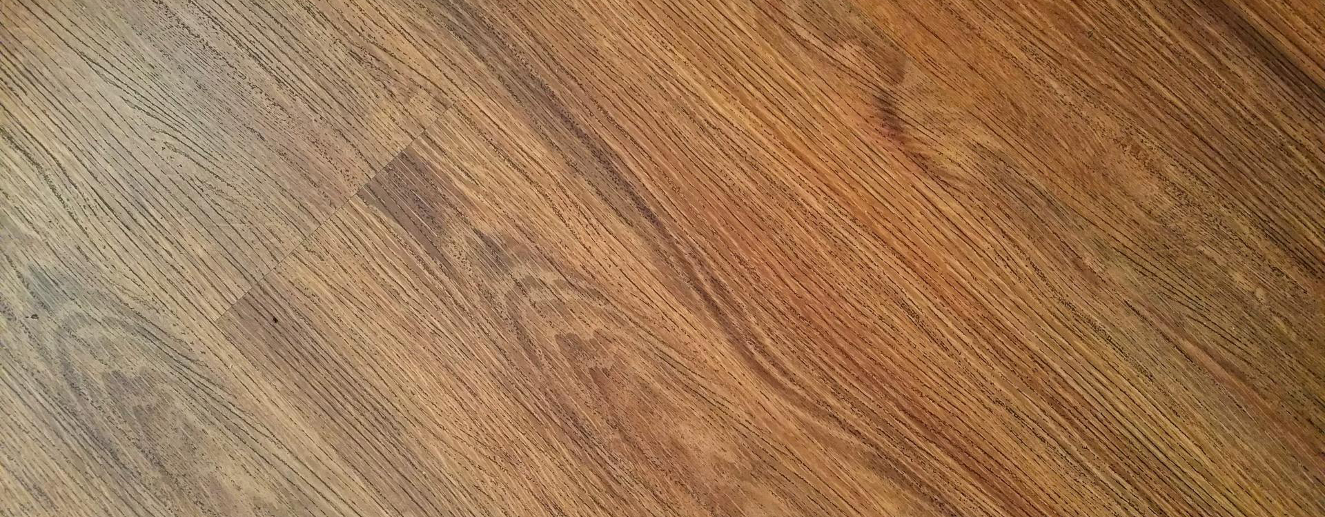Closeup of walnut colored hardwood floor