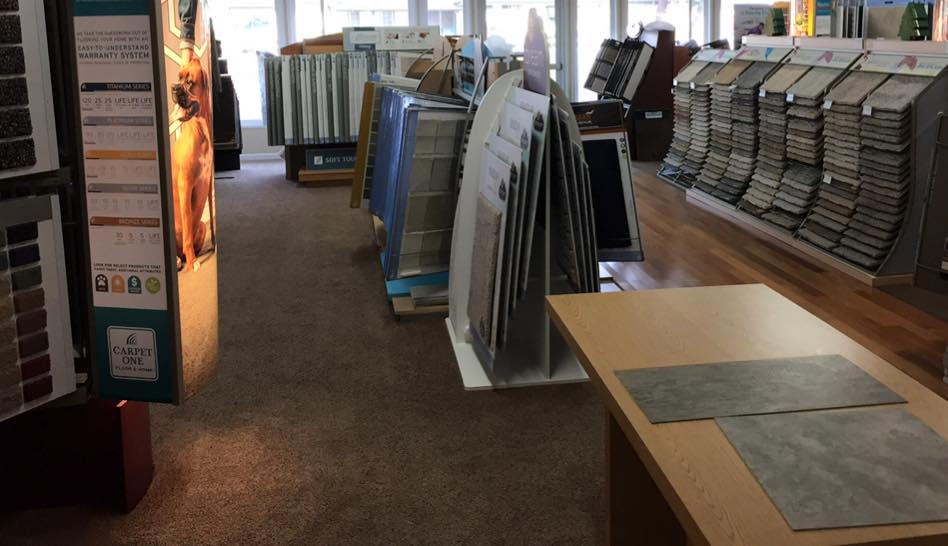 Flooring Samples at Hanford Flooring Showroom