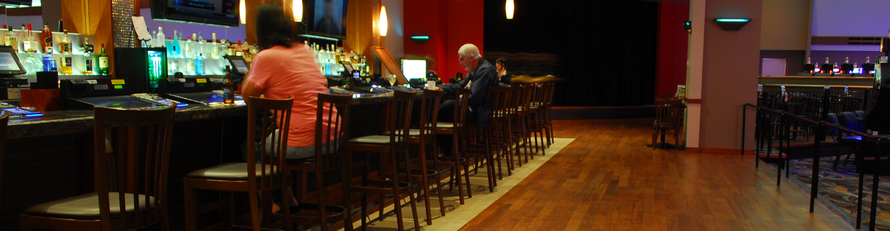 Bar with wood plank vinyl, Lemoore, CA
