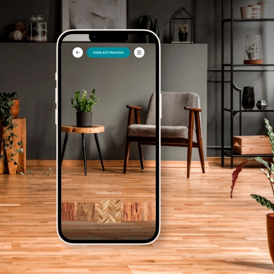 carpet one floor & home room flooring visualizer on cell phone