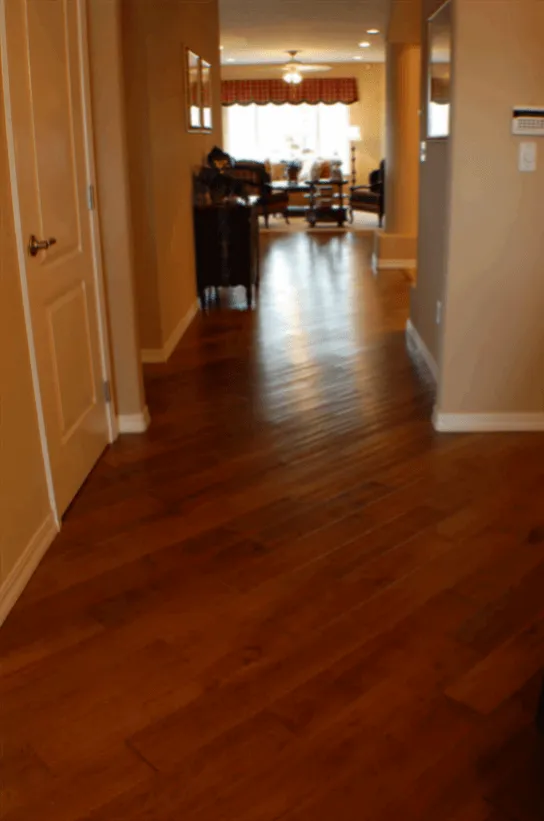 Dark hardwood flooring, Lemoore, CA