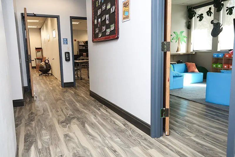 Wood-look vinyl flooring, Lemoore, CA Coyote Corner