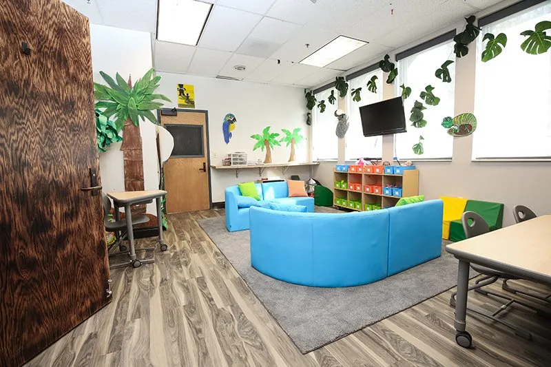 Kids activity area with durable flooring, Lemoore, CA