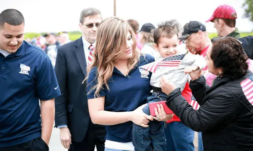 Greeting a Well-Wisher