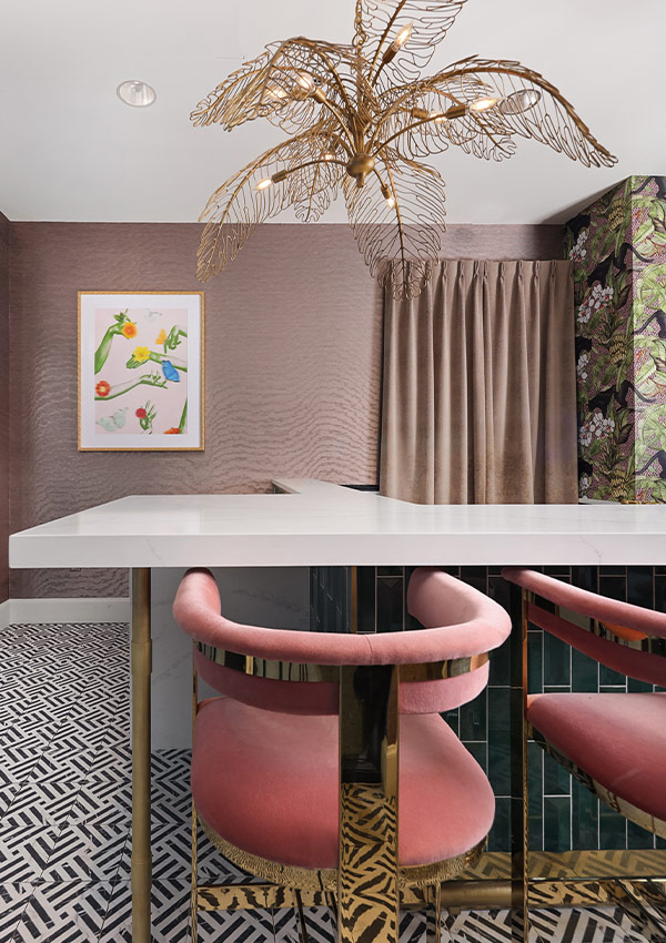 bold kitchen interior design by Margarita Bravo photography by Tahvory Bunting